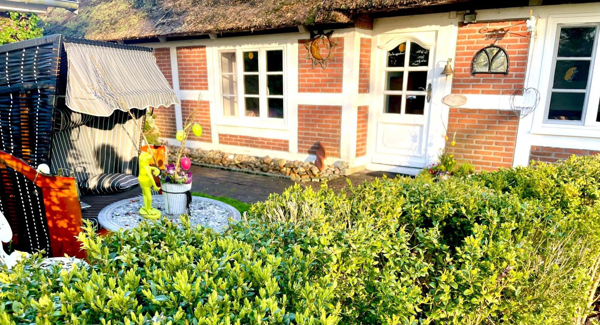 Altes Landhaus Oste, Klavier Appartement, 2 Zimmer Mit Kamin Hemmoor Esterno foto