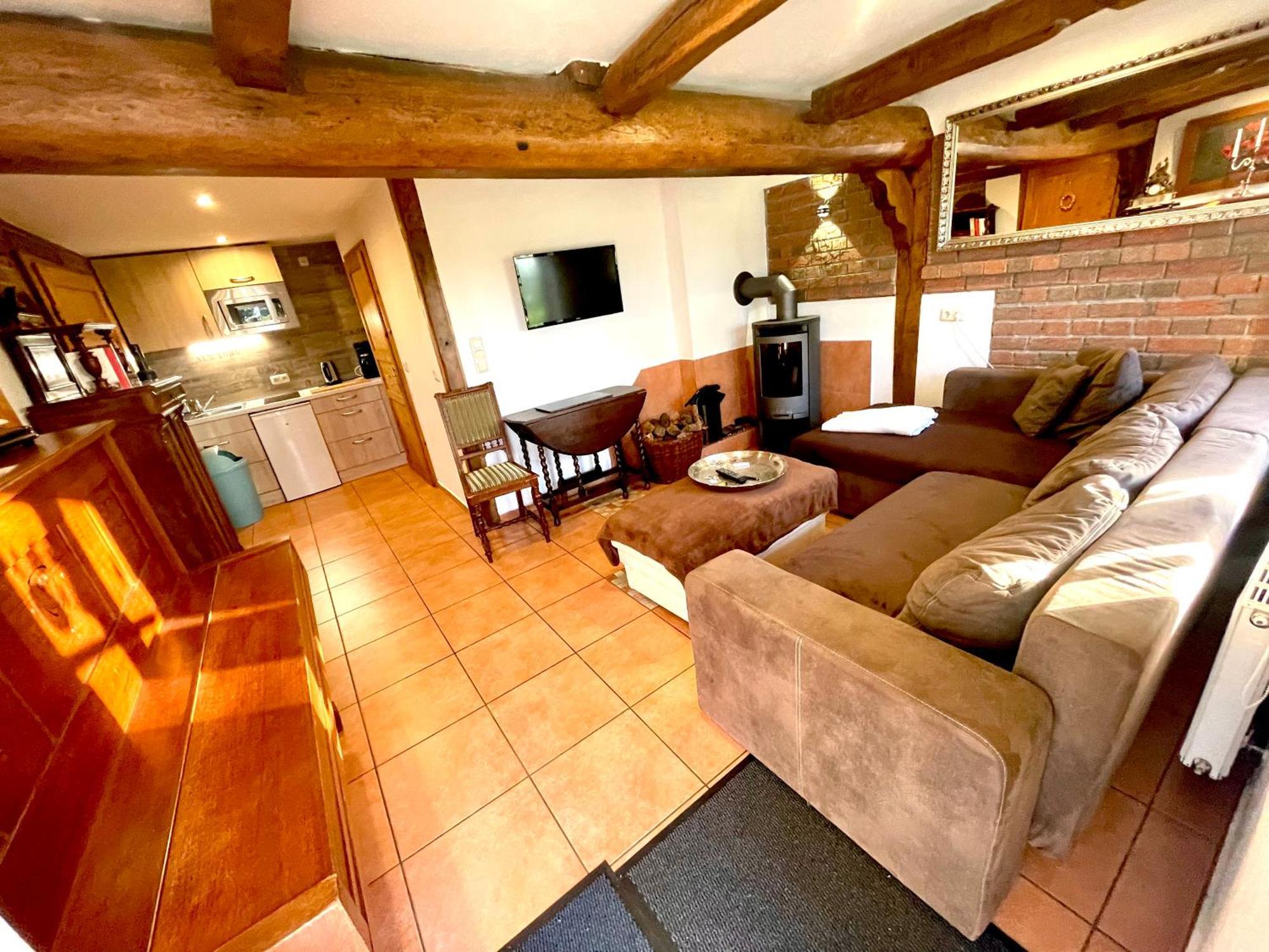 Altes Landhaus Oste, Klavier Appartement, 2 Zimmer Mit Kamin Hemmoor Esterno foto